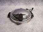 Vtg Round Westinghouse Waffle Iron/Maker COOL Art Deco Design