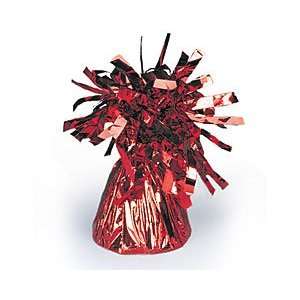  Red Foil Covered Balloon Weights [Health and Beauty 