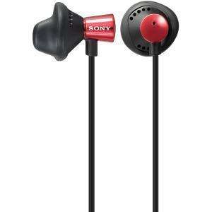 SONY HEAVY BASS EARBUDS NEW RED FREE US SHIPPING  