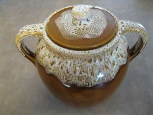 McCoy Brown and White Bean Pot  