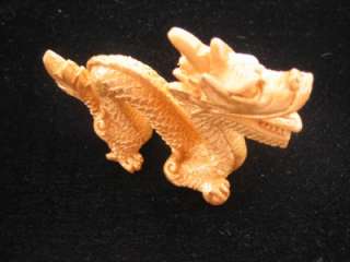 Golden Dragon Figurine Statue~ Good Luck  