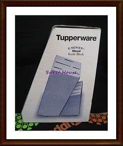 Tupperware E Series Wood Knife Black New in Box  