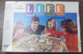 Game of Life 1977 Edition Milton Bradley Board Game  