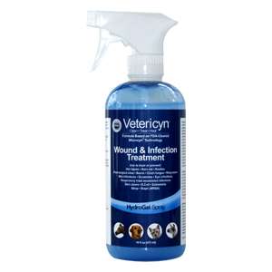Vetericyn HydroGel OTC Wound & Infection Spray treats and cleans 