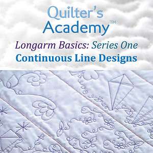 LONGARM BASICS CONTINUOUS LINE DESIGNS Quilting NEW DVD Draw Travel 