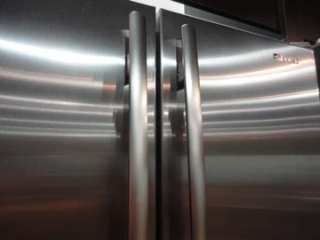 jenn air stainless steel euro style french door bottom freezer