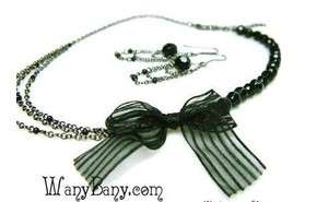 100 Korean Fashion lace bow necklace  
