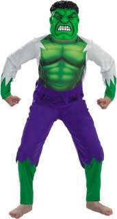 Childs The Incredible Hulk Boys Halloween Costume Lg  
