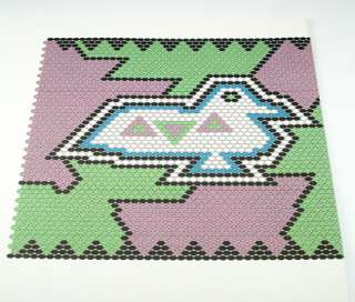 Gecko Bird Brick Stitch Pattern by CarolAnne Bouchles  