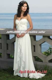 Beach Wedding Dresses/Bridal Gown Size 6 8 10 12 14 16  