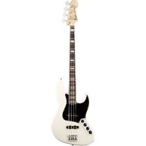  Fender American Deluxe Jazz Bass®, Olympic White 