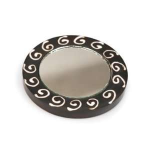  Resin, Glass Mirror Brown Mirror Circle Designs Bright 