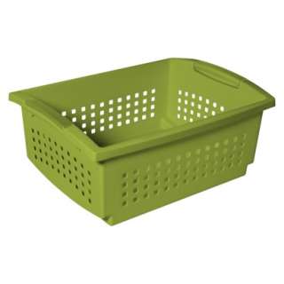 Sterilite Large Stack Basket Green Set of 6.Opens in a new window