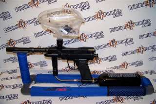 PAINTBALL GUN / MARKER STAND , THE GAT RACK , ( blue)  