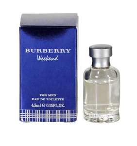 Burberry weekend for Men by Burberry Miniature EDT SPLASH 0.15oz NIB 