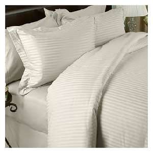  EGYPTIAN BEDDING 600 TC QUEEN IVORY EGYPTIAN COTTON 3 PC 