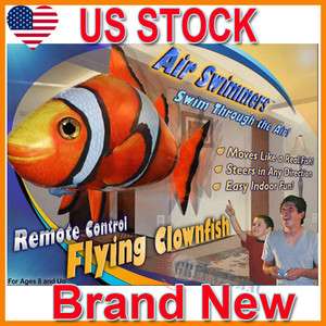 New Air Swimmer R/C Remote Control Inflatable Flying Giant CLOWNFISH 