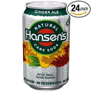 Hansen Beverage Ginger Ale Soda, 12 Ounce Cans (Pack of 24)  