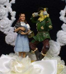 DORTHY & SCARECROW Wizard of OZ Wedding Cake Topper TOP  