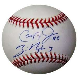 Cal Ripken Jr Billy Ripken SIGNED Official MLB Baseball IRONCLAD MINT 