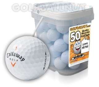 50 Ball Bucket Callaway HX Hot Near Mint Golf Balls  