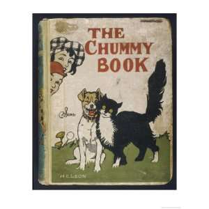  Cover of Nelsons the Chummy Book, Showing a Dog and Cat 