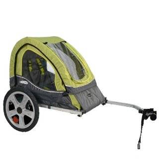 InStep Sync Single Bicycle Trailer, Green/Gray