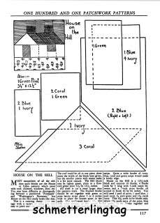 Antique Quilt Patchwork Patterns 1930s Depression Era  