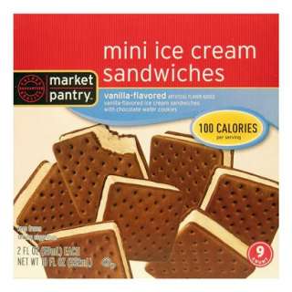 Market Pantry® Vanilla Mini Ice Cream Sandwiches 9 pkOpens in a new 