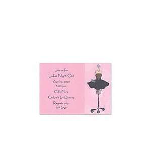   Outfit Invitation Adult Birthday Invitations