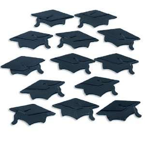  Black Graduation Hat Confetti