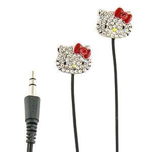  Hello Kitty Bling Earbuds Cell Phones & Accessories