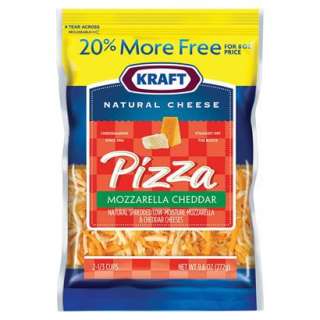   Pizza Natural Mozzarella Cheddar Cheese   9.6 oz. product details page