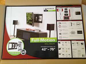   B1 42 75 Cantilever Full Motion Articulating Flat Panel Mount  