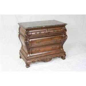  Classic Design 920359 Bombay Chest with Brown Marble 