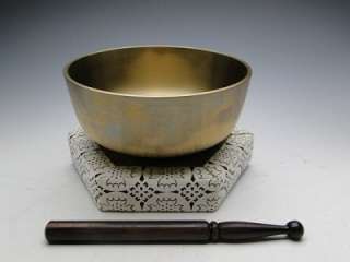 Japanese Buddhist Bell Temple Altar Hammered Singing Bowl Gong Rin Set 