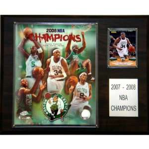  NBA Celtics 2007 08 NBA Champions Plaque