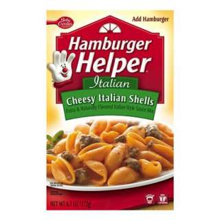 Hamburger Helper Italian Helper Cheesy Shells, 6.1oz product details 