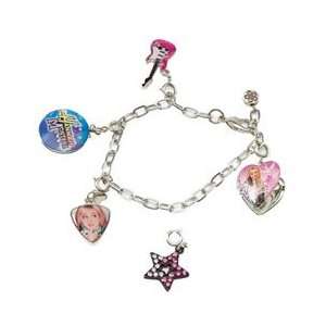   Disney Hannah Montana Charm Bracelet Guitar Jewelry 