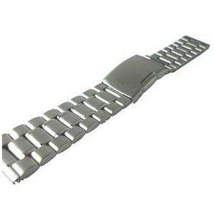 22mm Straight End Stainless Steel Bracelet Watch Band  
