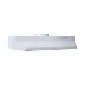 Broan 422401D 24 White Under Cabinet Hood (with damper) 190 CFM Range 