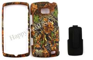 Cover for VERIZON LG ALLY Case Camo Mossy 02+Holster  