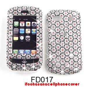 LG GR500 XENON BLING Crystal Hexagons CELL PHONE COVER  