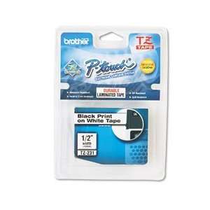 Brother® P Touch® TZ Series Standard Adhesive Laminated Tape  