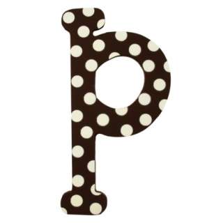 My Baby Sam Brown Polka Dot Letter   p.Opens in a new window