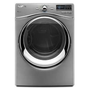    Whirlpool 7.4 Cu. Ft. Silver Gas Dryer   WGD94HEXL Appliances