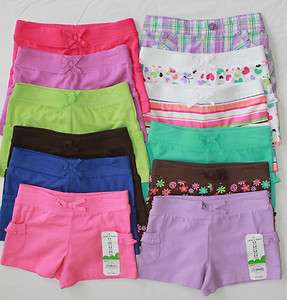 NWT Jumping Beans Infant Girls Shorts Size 6 9 12 18 24 Months M You 