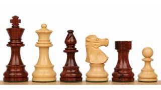 French Lardy Staunton Chess Set in Rosewood & Boxwood   3.25 King