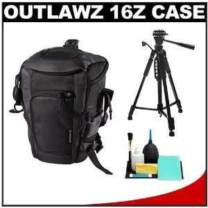 Vanguard Outlawz 16Z Digital SLR Camera Holster Bag/Case (Black) with 