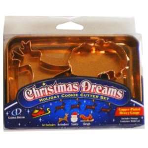Copper Christmas Dreams Holiday Cookie Cutter Set  